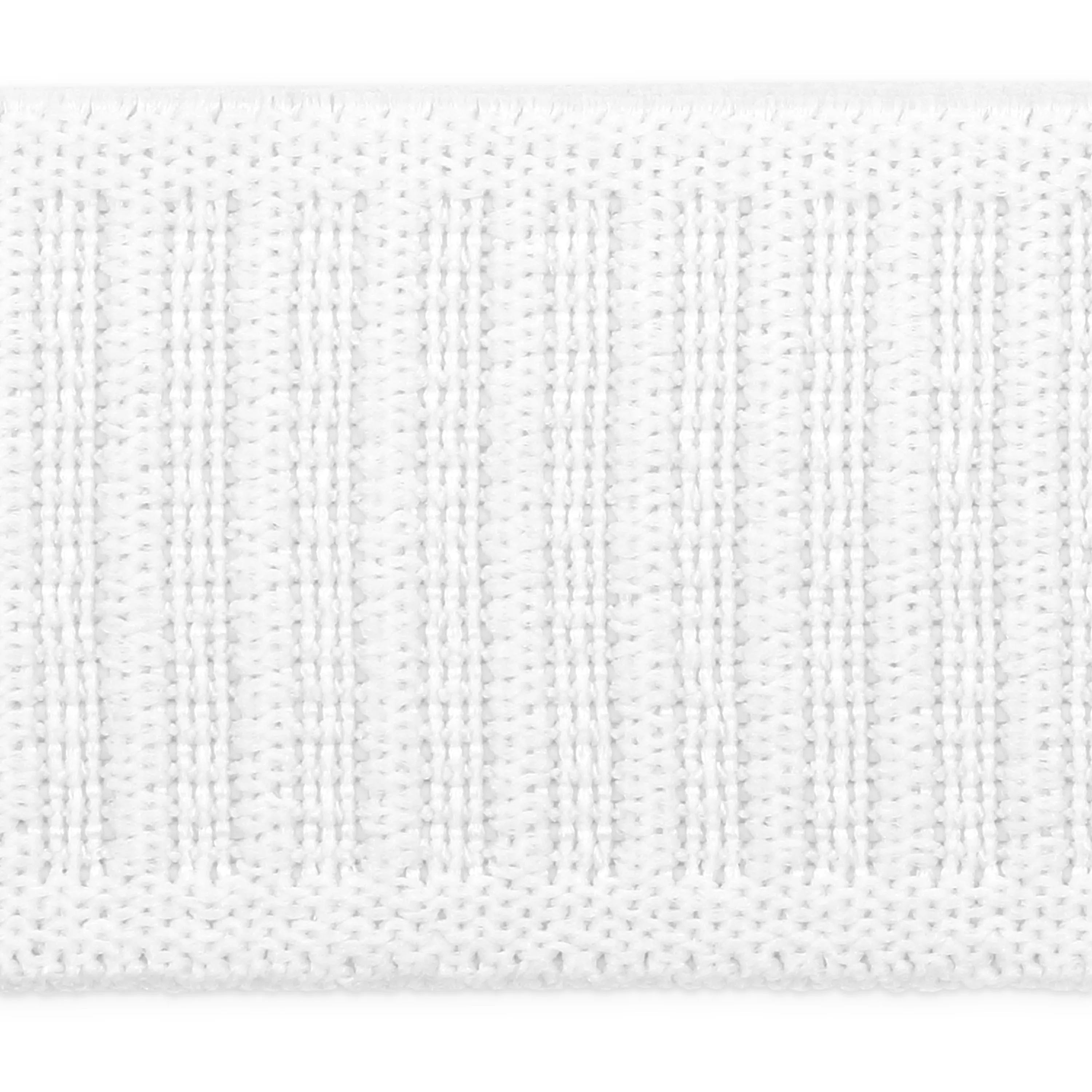 1-1/4" Non-Roll Elastic, White