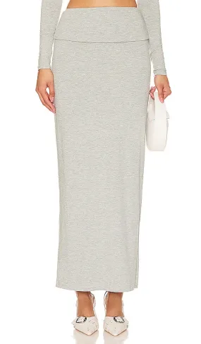 AFRM Esin Skirt in Light Grey