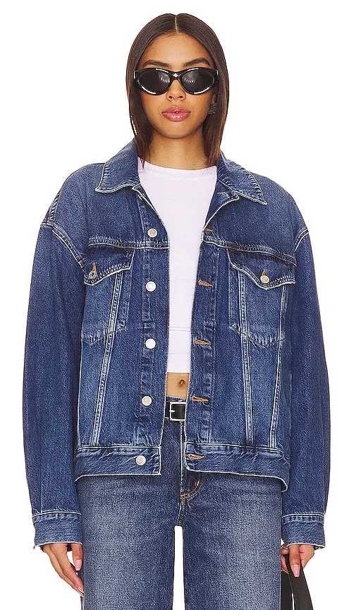 AGOLDE Albie Slice Jacket in Blue