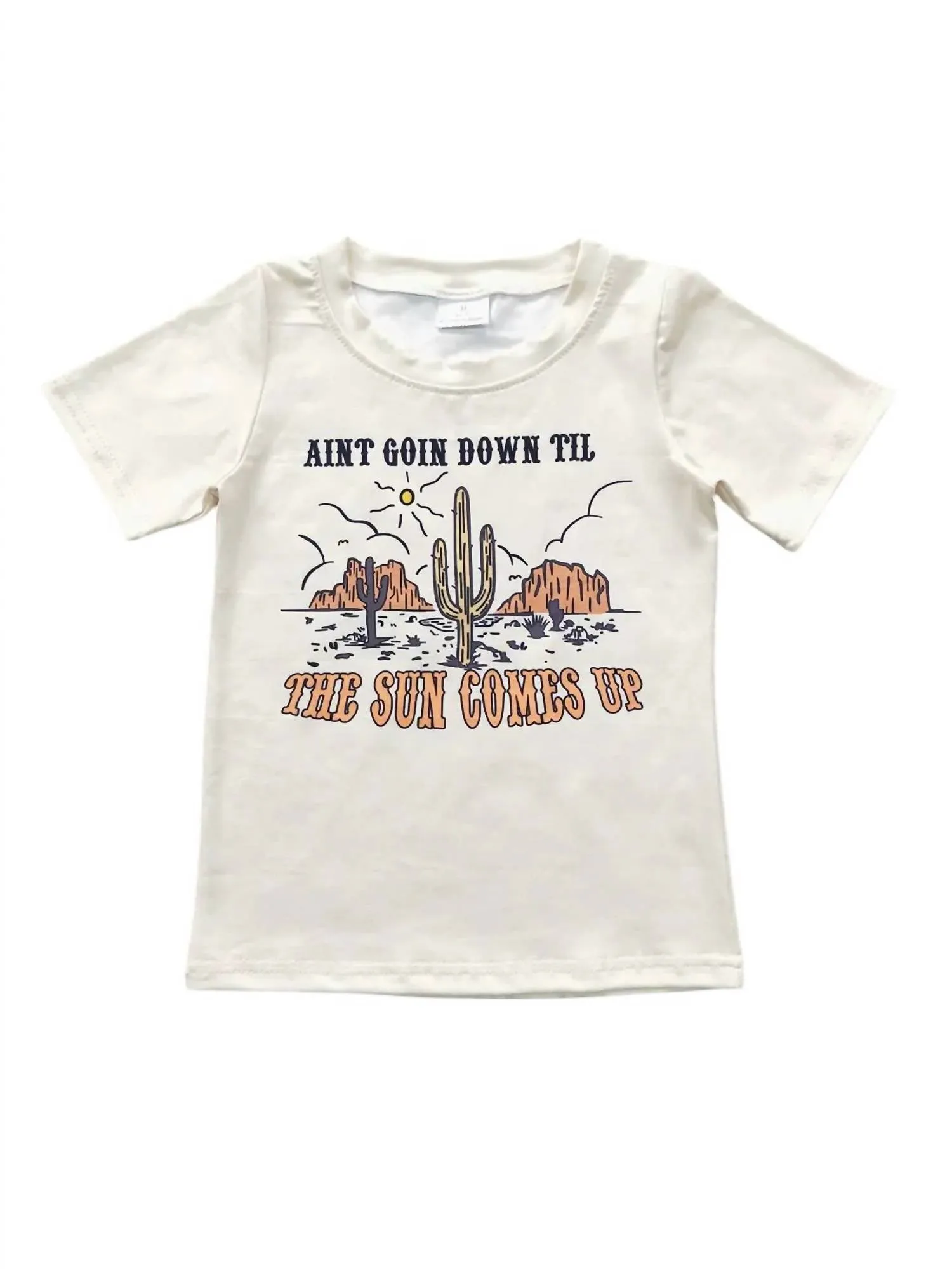 Aier Wholesale - Kid's Ain't Goin Down Graphic Tee Top
