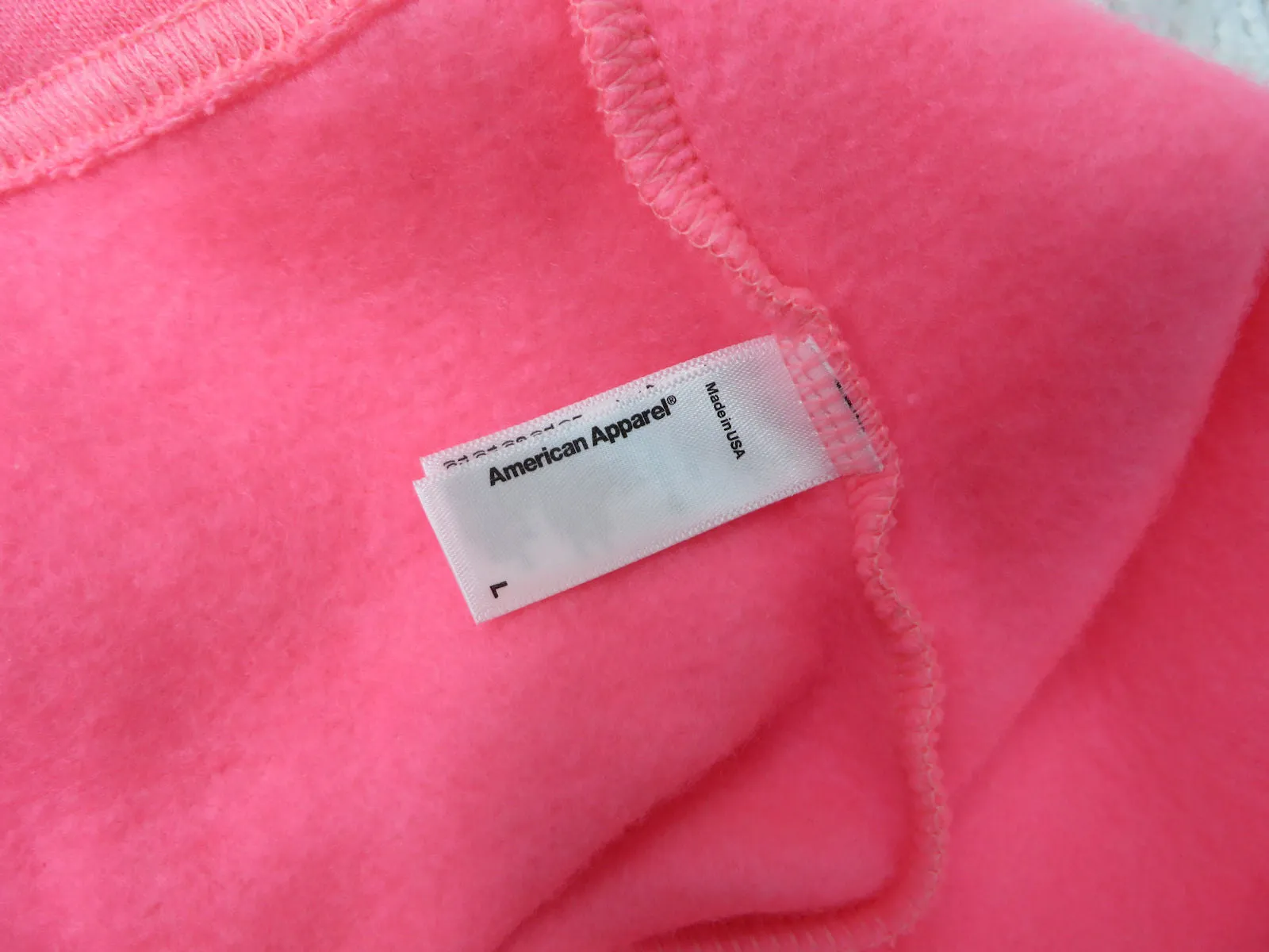 American Apparel Two Piece Raglan Top and Fleece Short Set