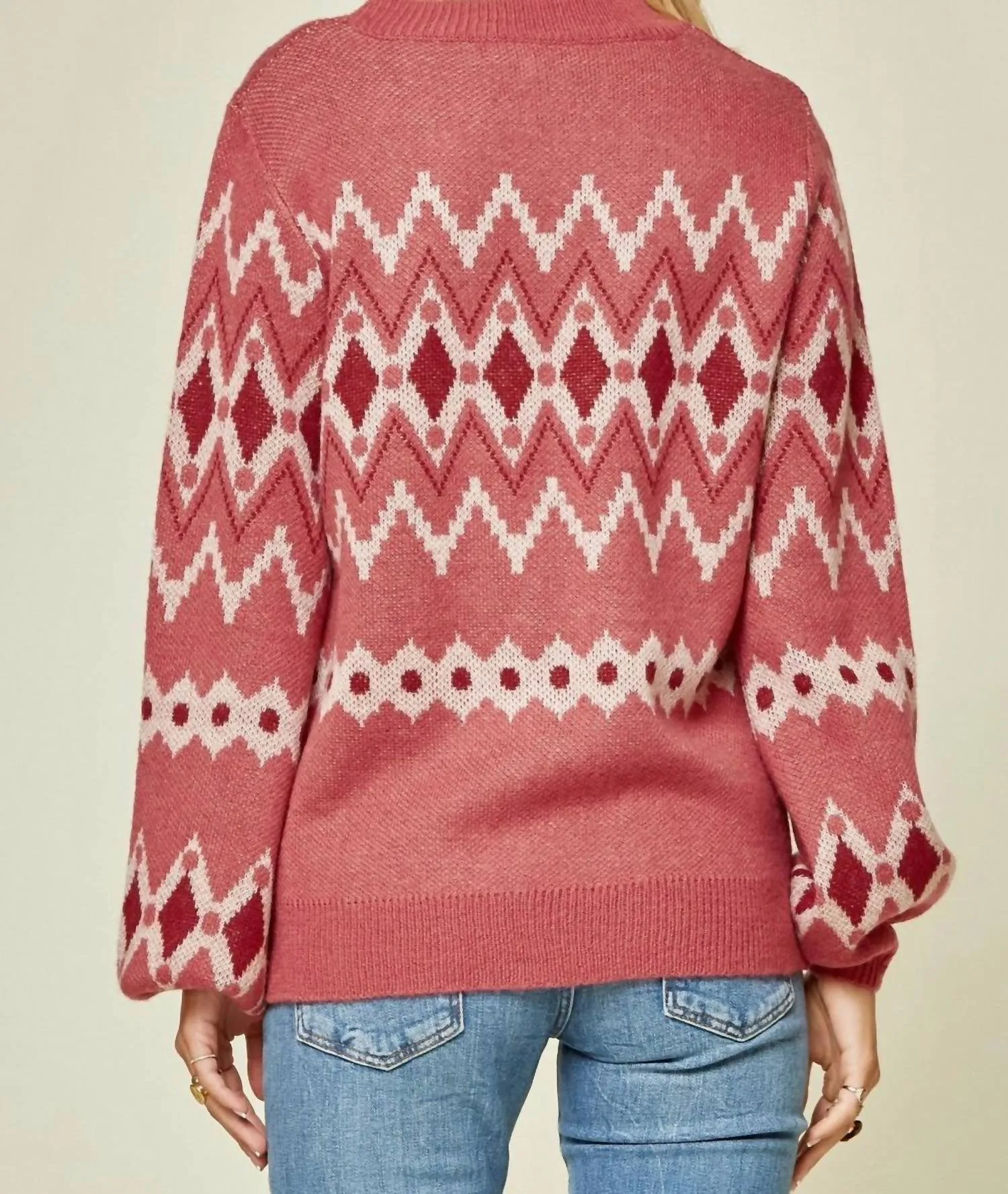 Andree By Unit - Geometric Sweater
