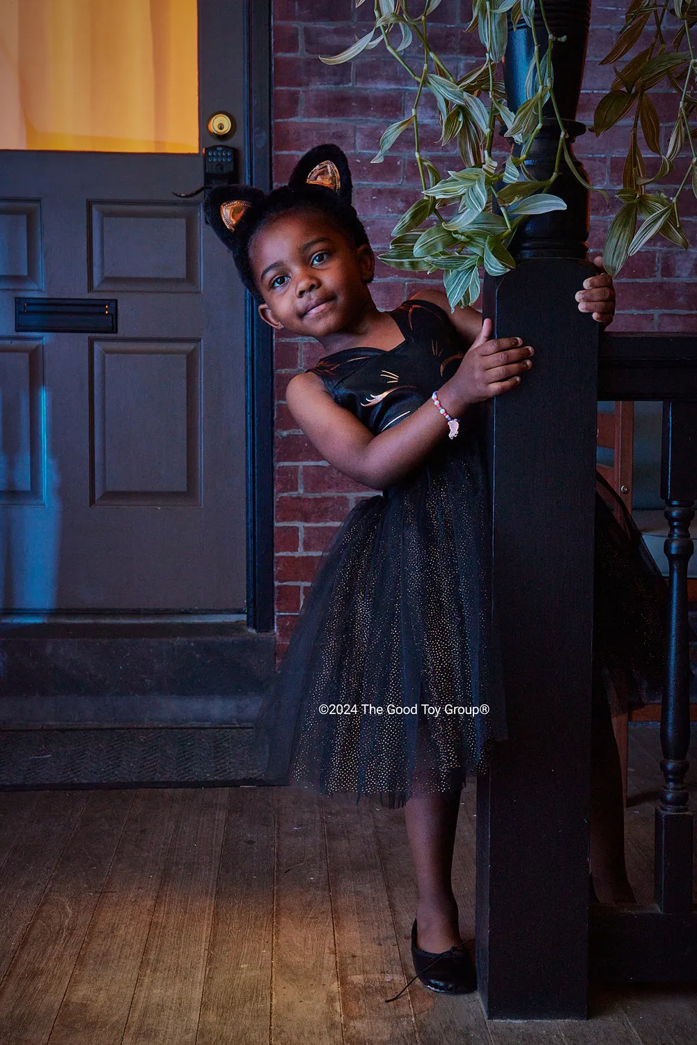 Black Cat Dress and Headpiece 5/6