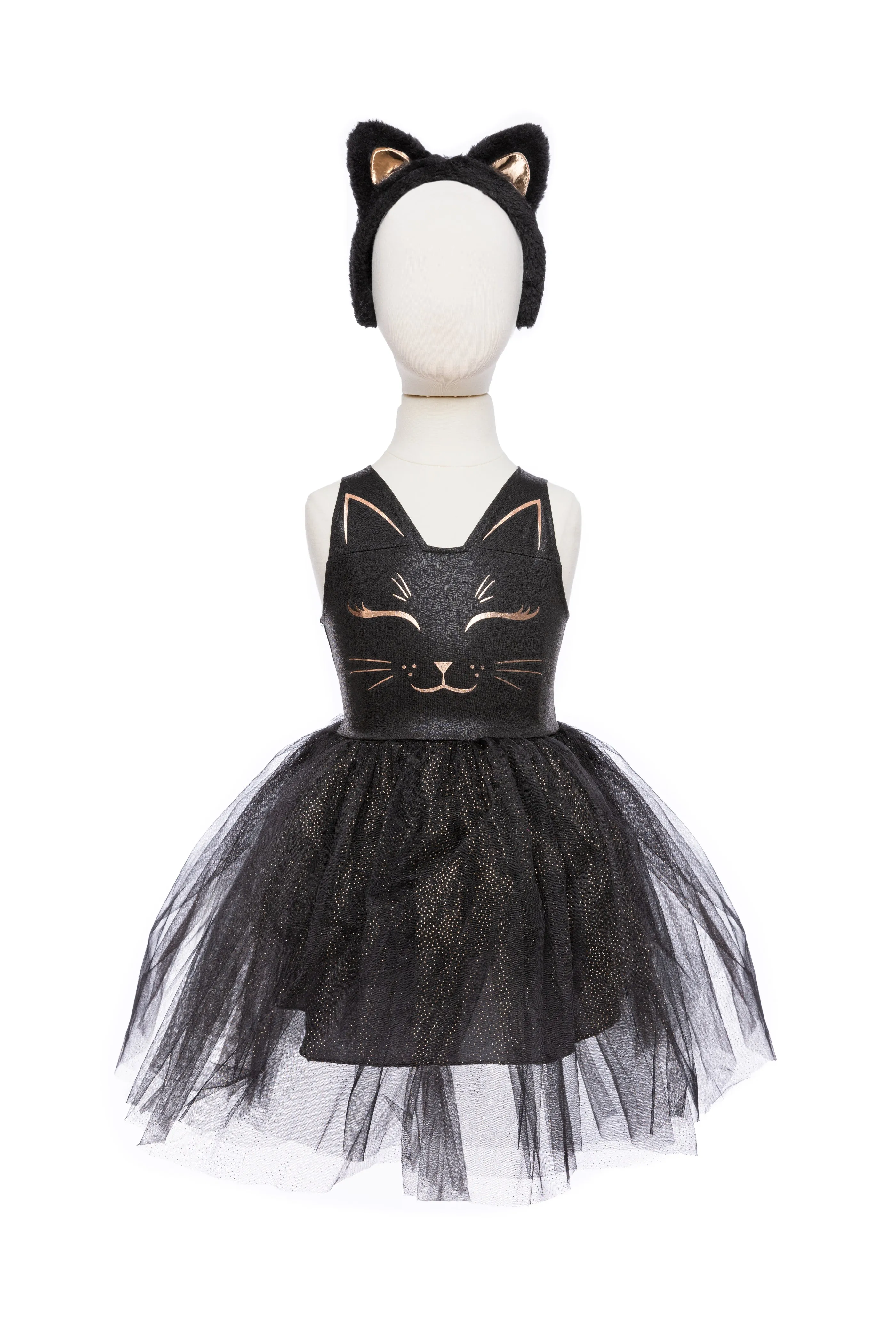 Black Cat Dress and Headpiece 5/6