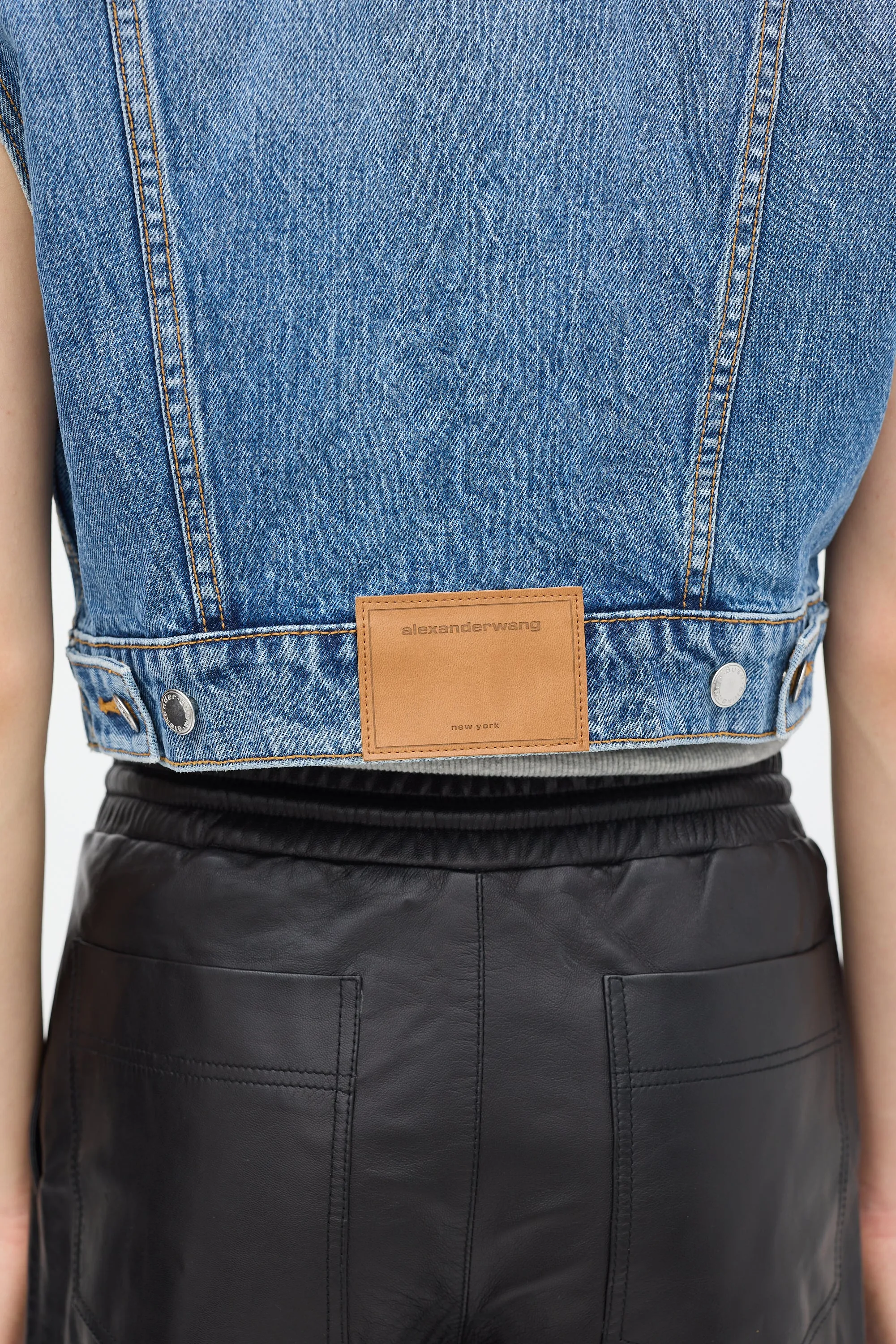 Blue Denim Vest
