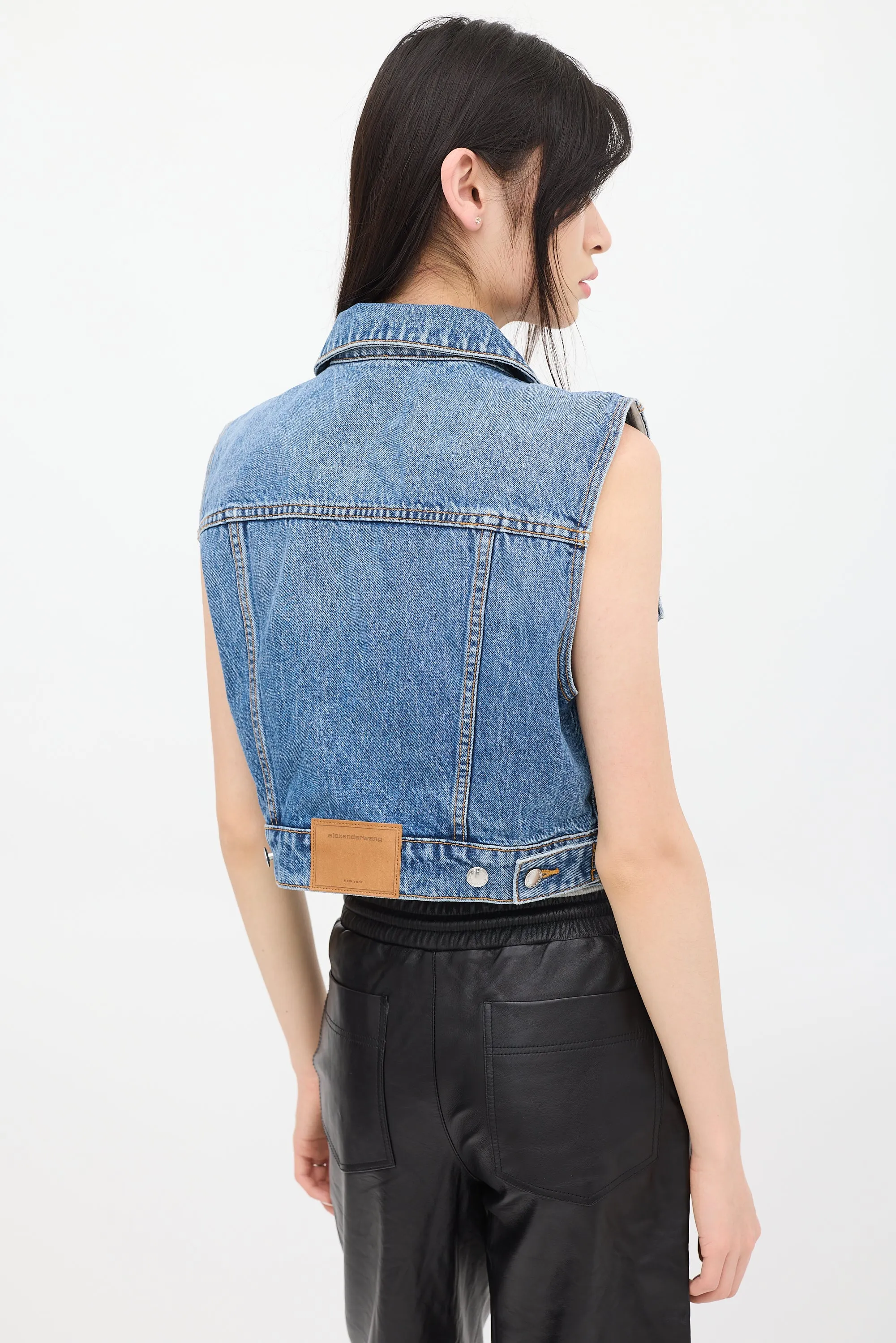 Blue Denim Vest