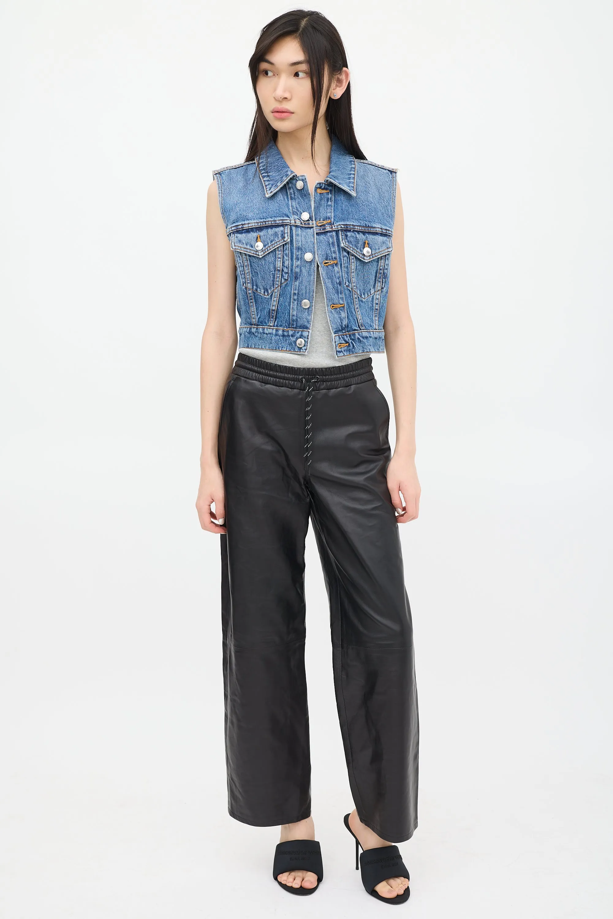 Blue Denim Vest