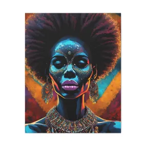 DUO Modern "Black Goddess" Canvas Artwork
