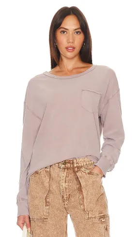 Free People x We The Free Fade Into You Tee in Taupe