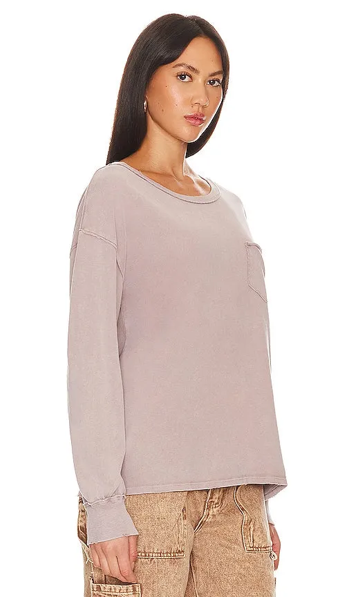 Free People x We The Free Fade Into You Tee in Taupe
