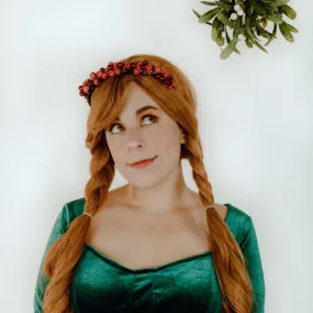Holly Berry Headband - Red