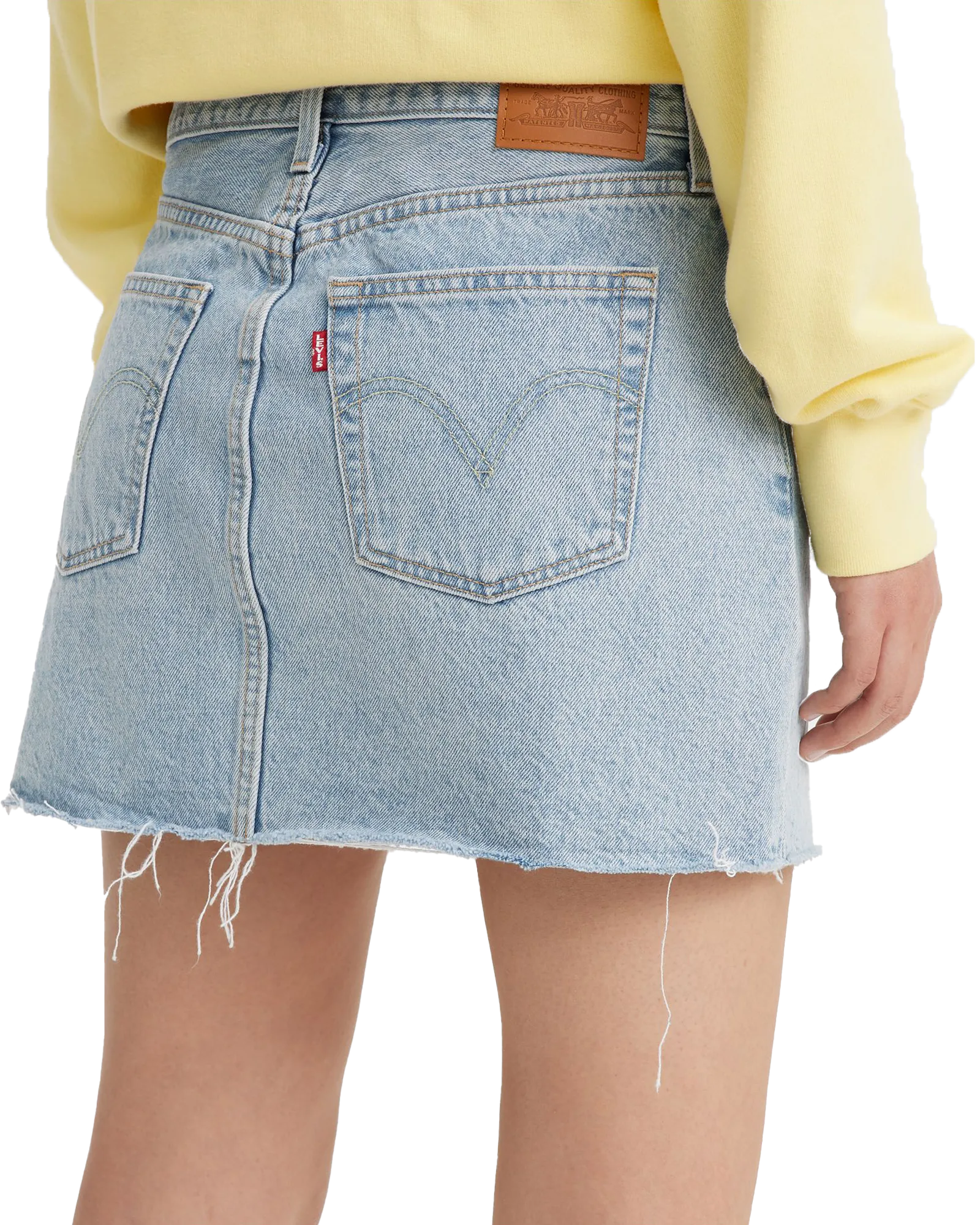 Icon Denim Skirt in Fresh As A Daisy Blue