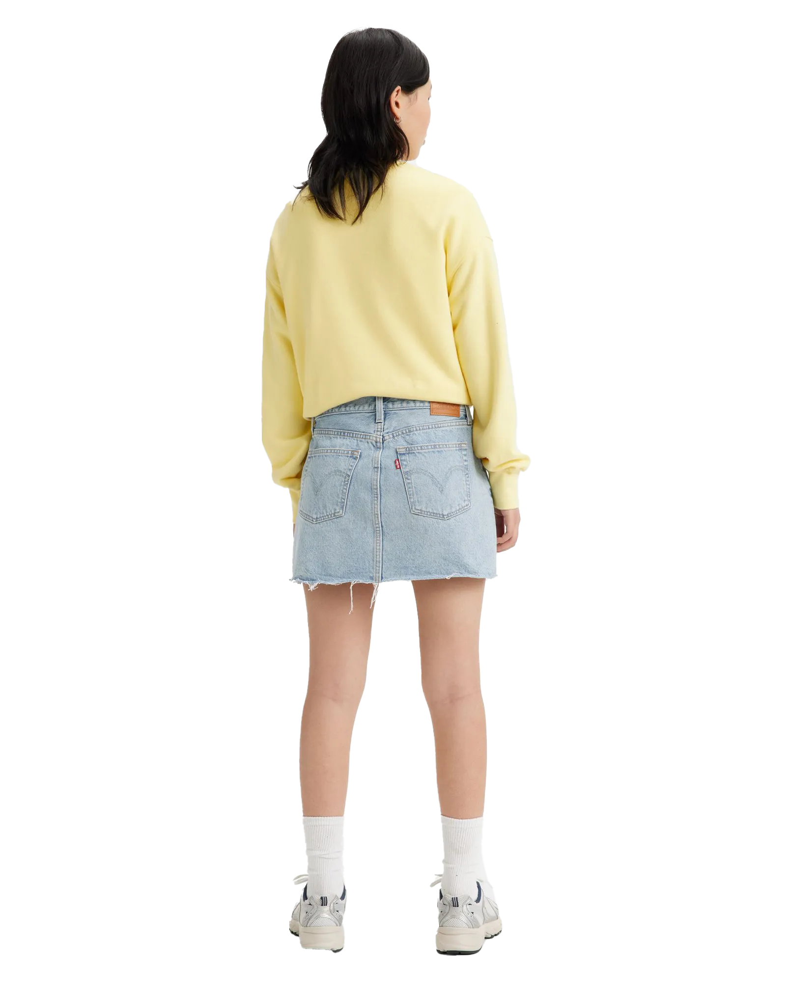 Icon Denim Skirt in Fresh As A Daisy Blue