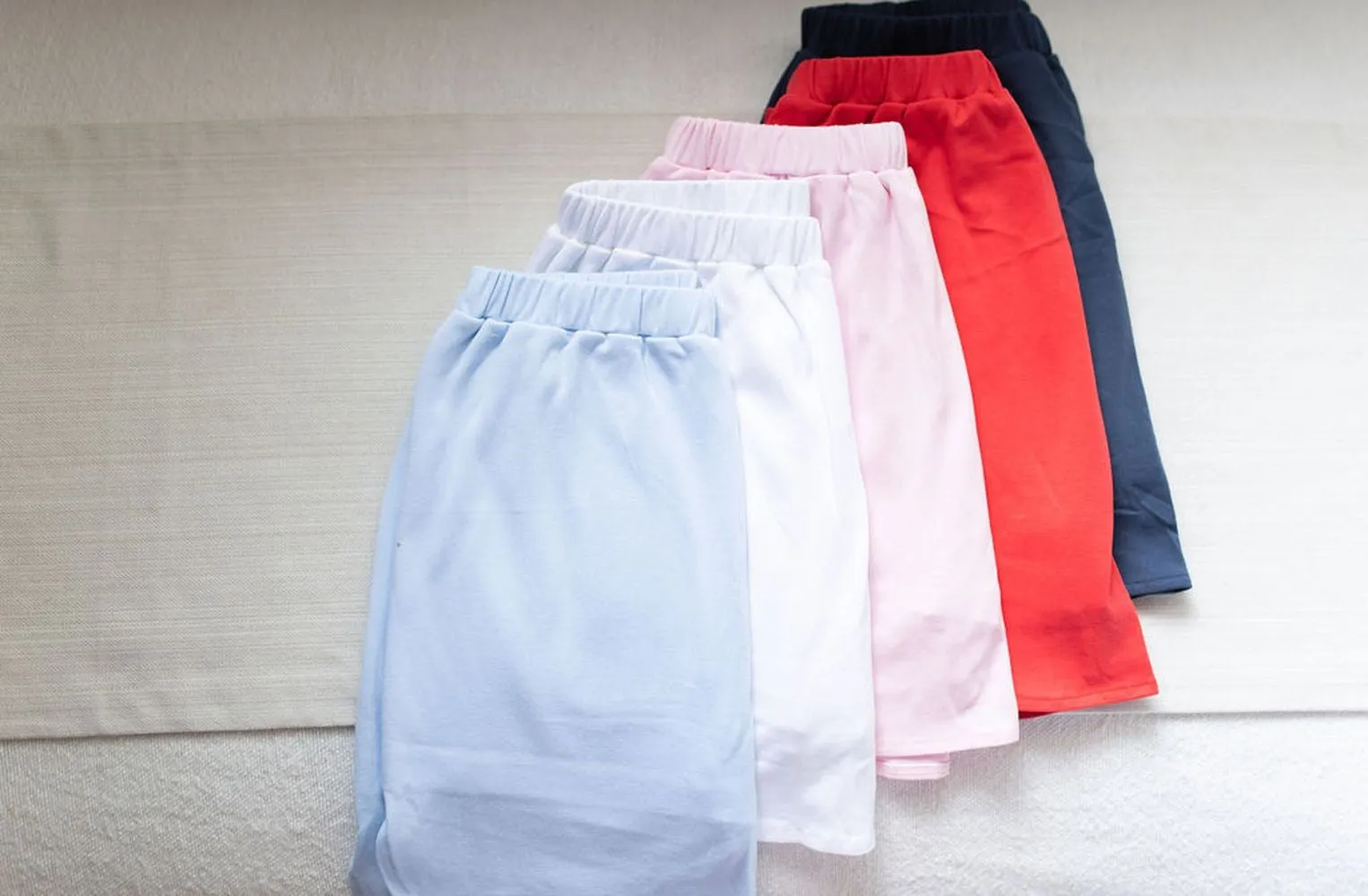 James & Lottie Girls Pima Knit Skort - Light Pink