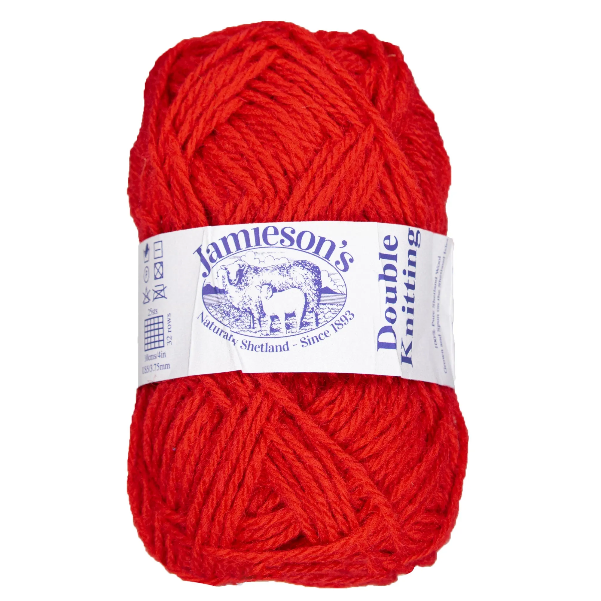 Jamieson's of Shetland Double Knitting Yarn - 500 Scarlet