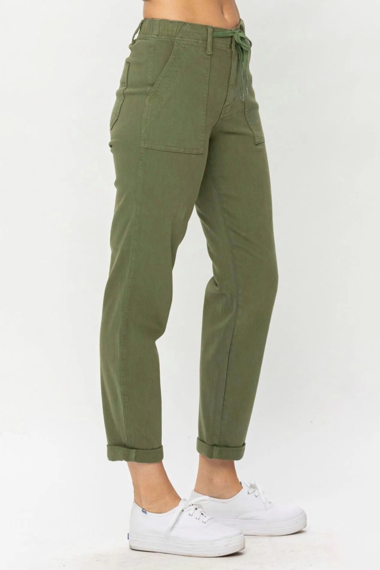 Judy Blue Elastic Waist Denim Jogger