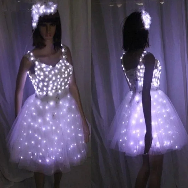 LED Costume Ballet Tutu Led Dresses For Dancing Skirts Wedding Party