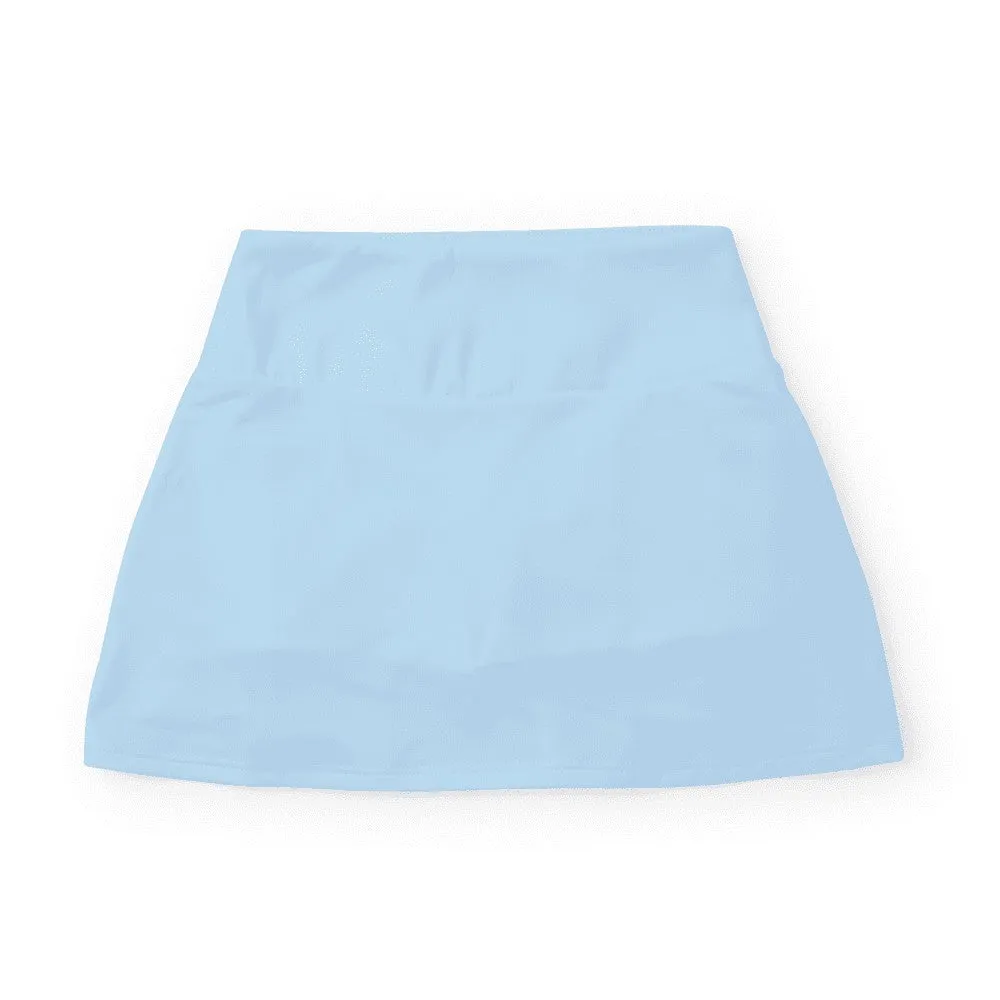 Lila & Hayes LH Sport Girls Margot Tiered Skirt - Light Blue
