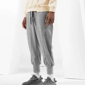 Men's Relaxed Fit Joggers: Elastic Waist & Cuffed Ankles