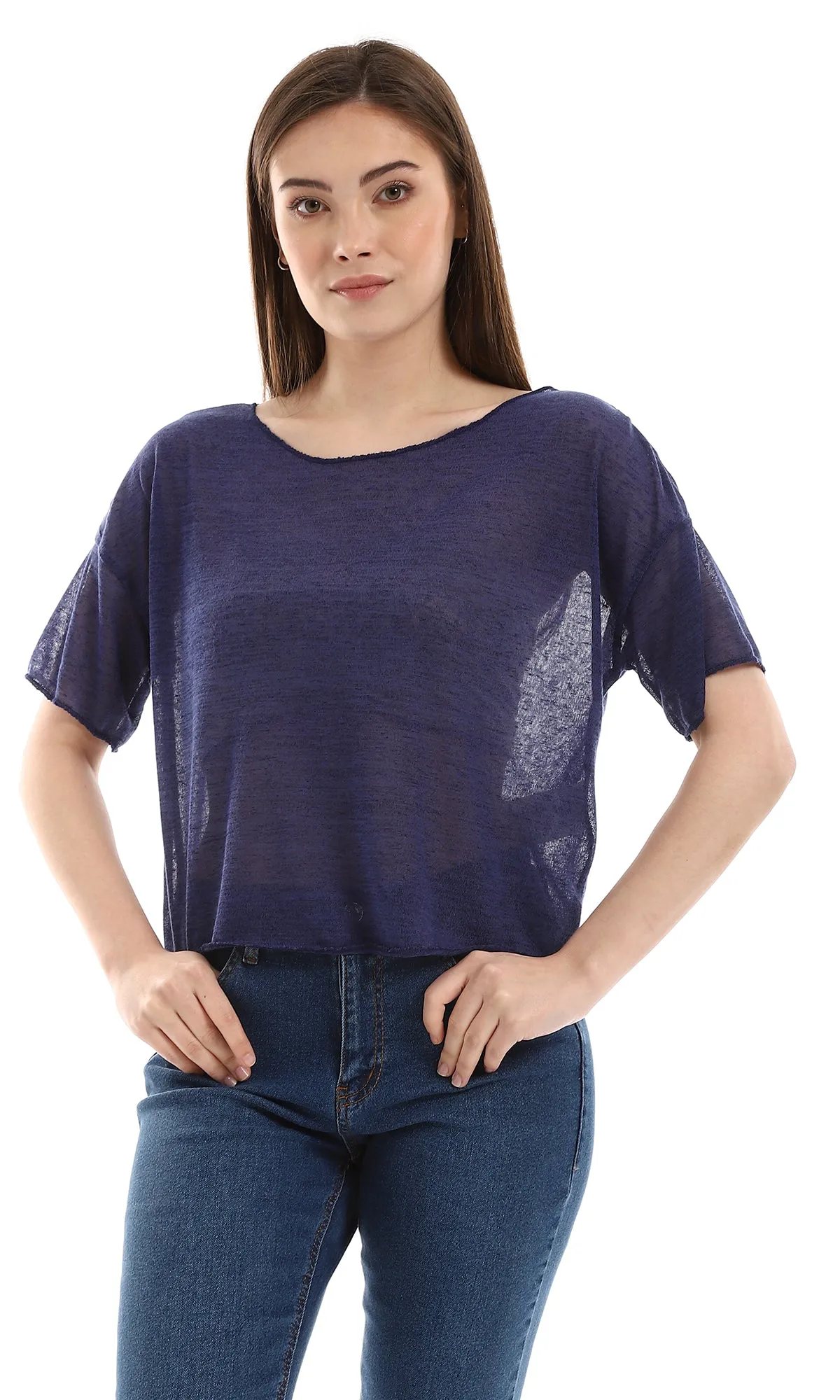 o166324-navy-blue-slip-on-soft-fabric-top-women-tops
