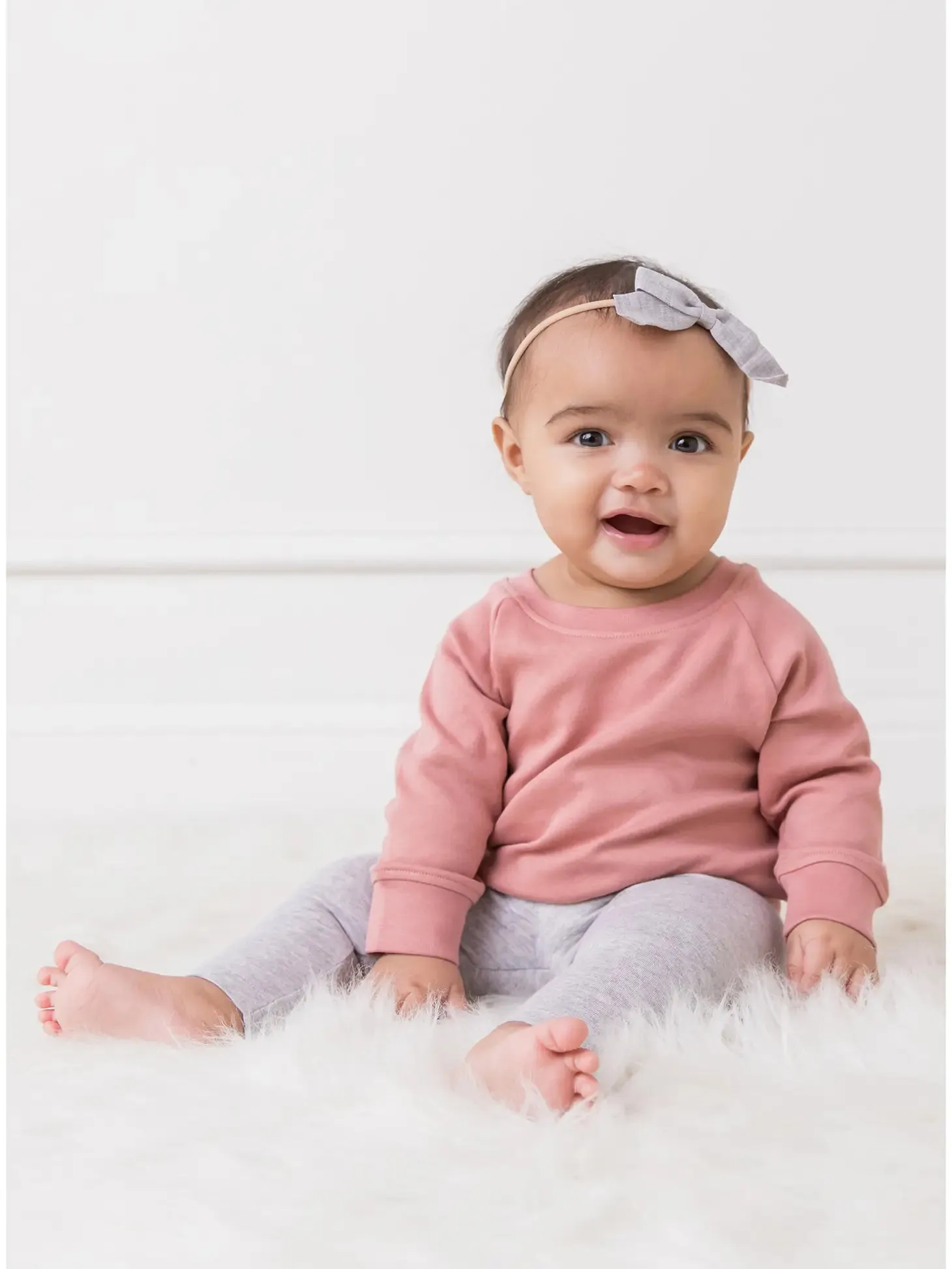 Organic Portland Pullover- Rose