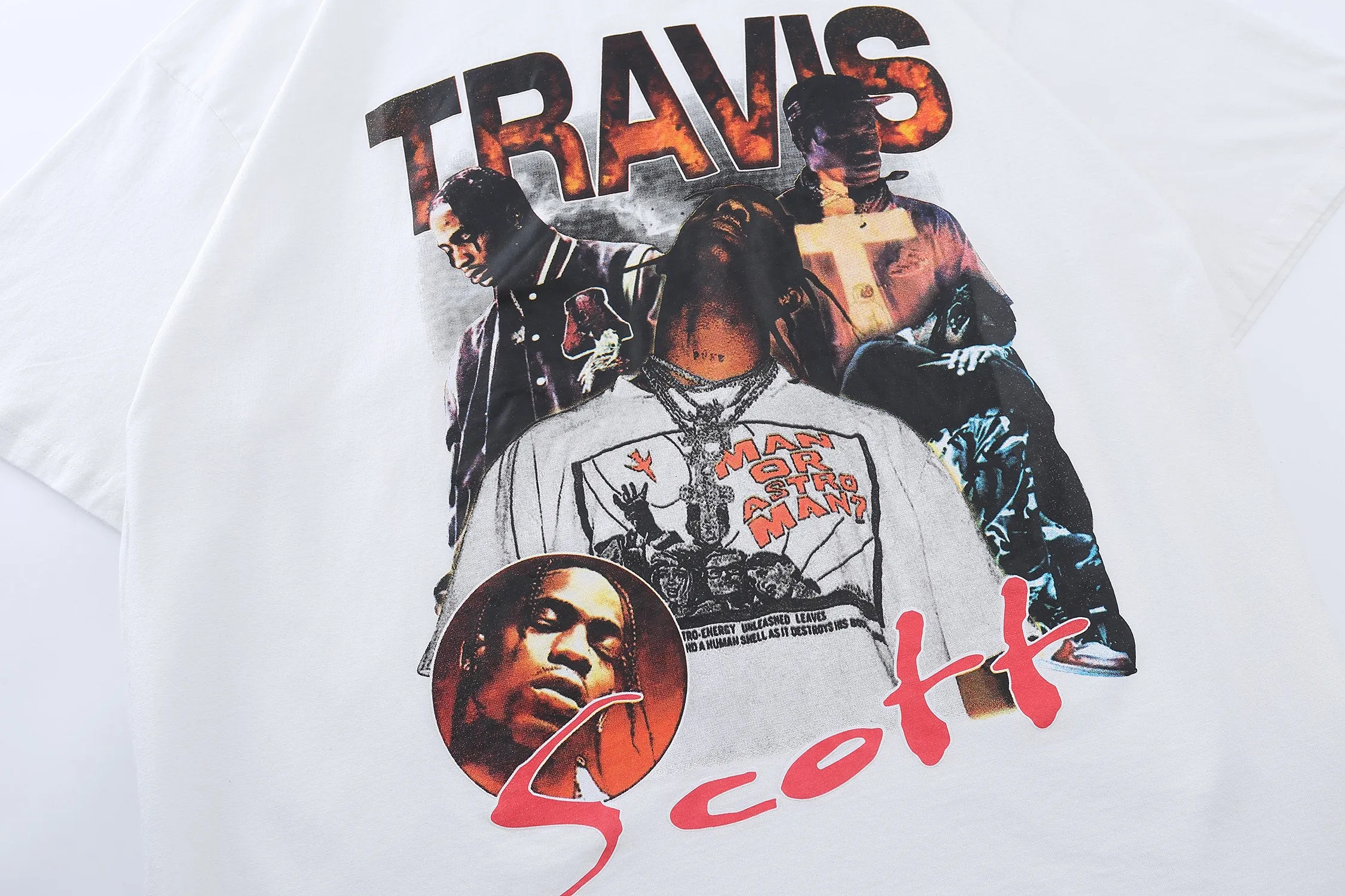 Oversized Travis Scott Graphic T-shirt Streetwear