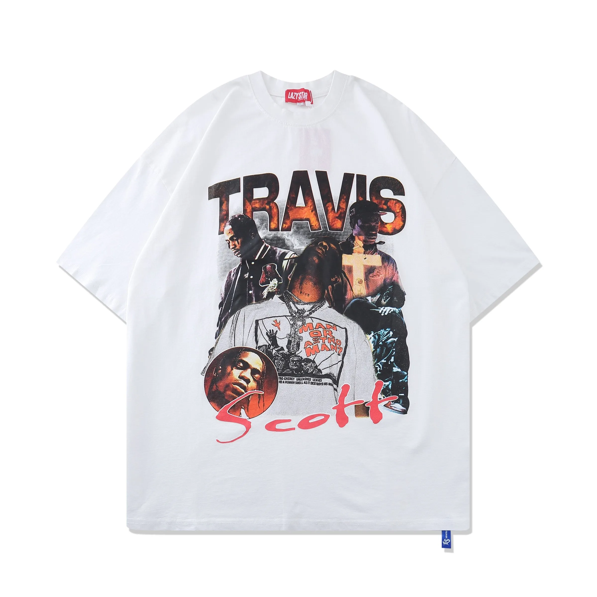 Oversized Travis Scott Graphic T-shirt Streetwear