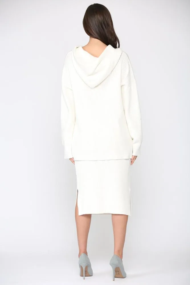 Pre-Order Susana Ribbed Hoodie Top