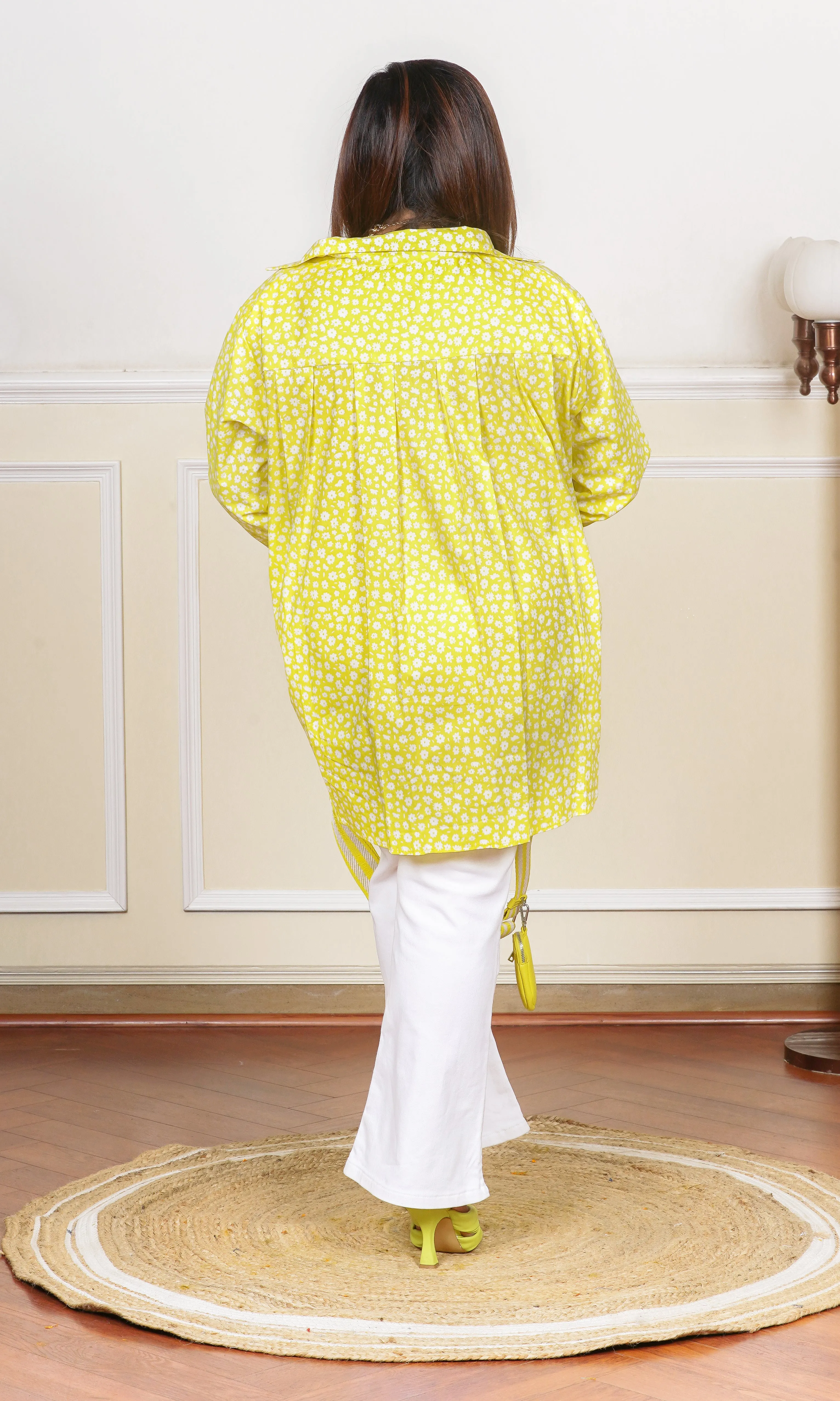 SUNFLOWER BLISS OVERSIZED TOP