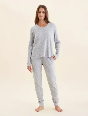 Super Soft Waffle V-Neck Top