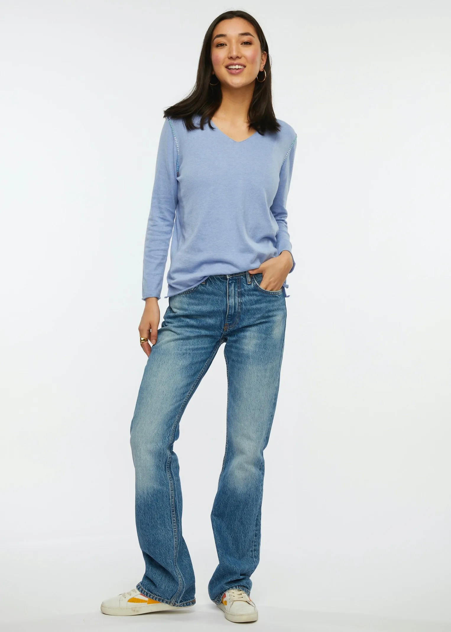 V-Stitch Sweater by Zaket & Plover - FINAL SALE